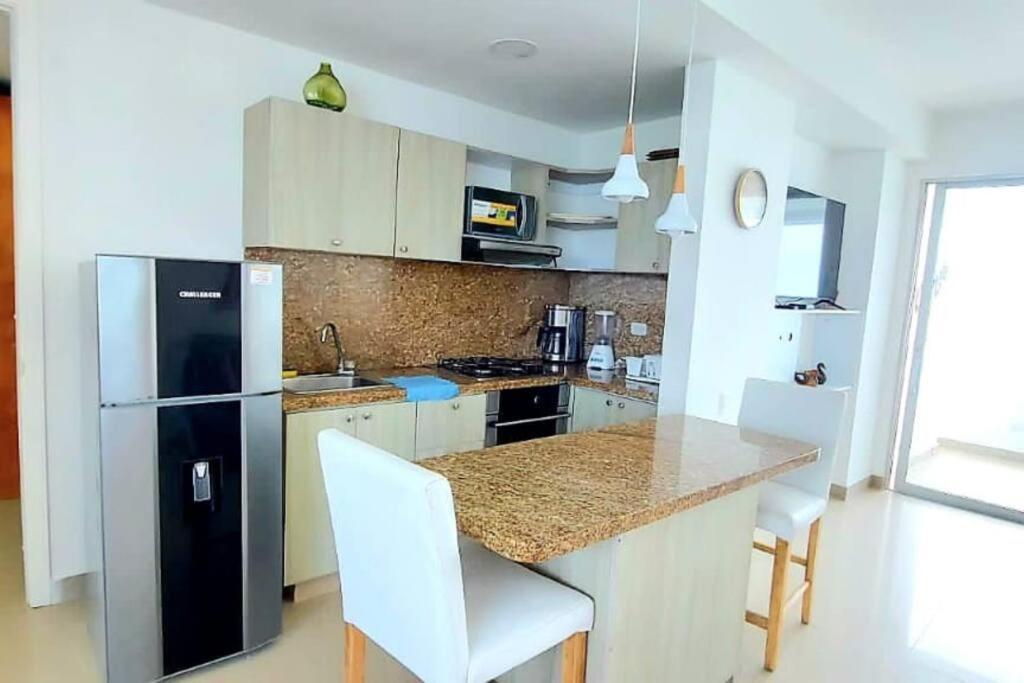 Hermoso Apartamento Vista Al Mar. Edf Palmetto 1 . Cartagena Buitenkant foto