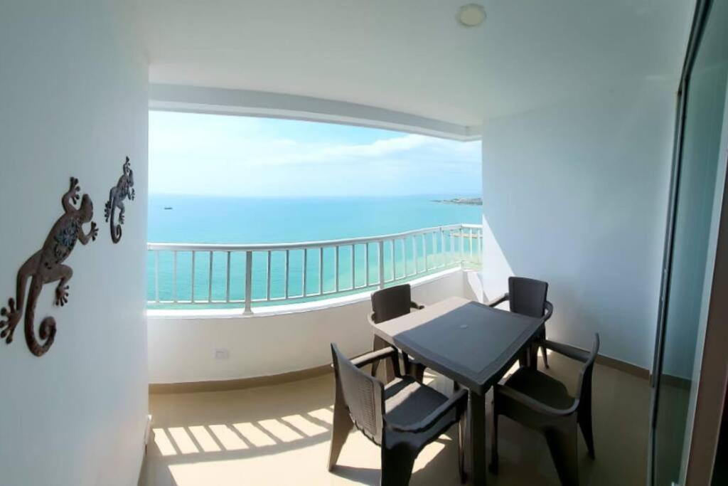 Hermoso Apartamento Vista Al Mar. Edf Palmetto 1 . Cartagena Buitenkant foto