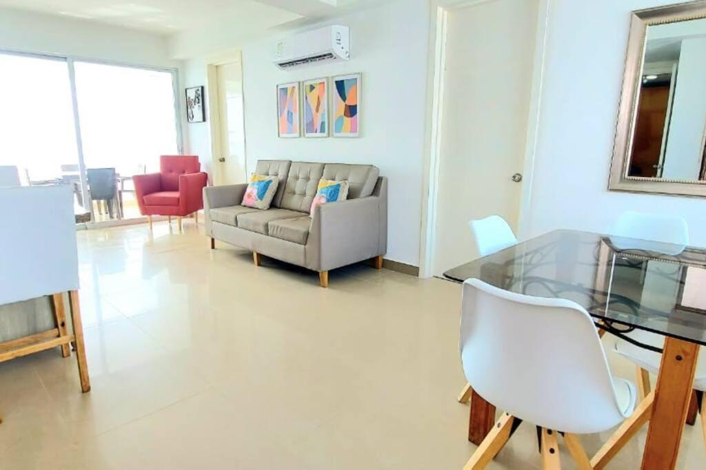 Hermoso Apartamento Vista Al Mar. Edf Palmetto 1 . Cartagena Buitenkant foto